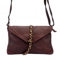 Kožená kabelka VS 013 - bordo