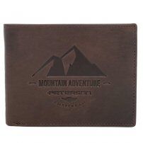 Peněženka Peterson PTN N992-BE-MOUNTAIN - tmavě hnědá