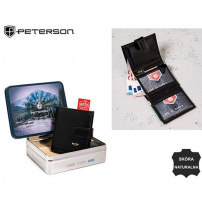 Peněženka Peterson PTN 365Z 2-1-1 - černá