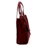 Kožená kabelka Luka 26-010 CROCO - bordo