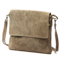 Kožená kabelka Luka 24-090 D - taupe