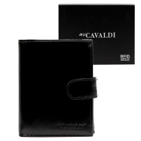 Peněženka Cavaldi 0001L-P-BS RFID - černá