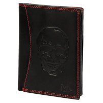 Peněženka Money Kepper CDD 5601 SKULL - černá + červená