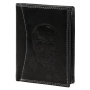Peněženka Money Kepper CDD 5601 SKULL - černá + červená