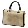 Kožená kabelka Luka 25-088 CROCO - taupe